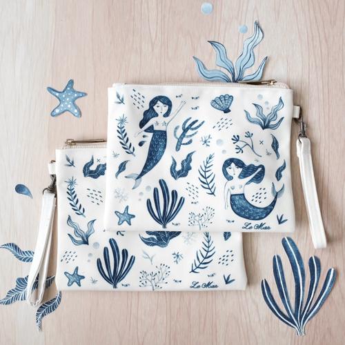 Foto Produk CLUTCH / pouch Mermaid - Mermaid 2 dari Lemar Art