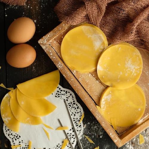 Foto Produk Kulit siomay bulat (dimsum) - Kuning, 6.5 cm dari MieRamiSurabaya