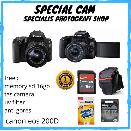 Foto Produk CAMERA CANON EOS 200D KIT 18-55MM / CANON EOS 200D KIT 18-55MM dari specialcam