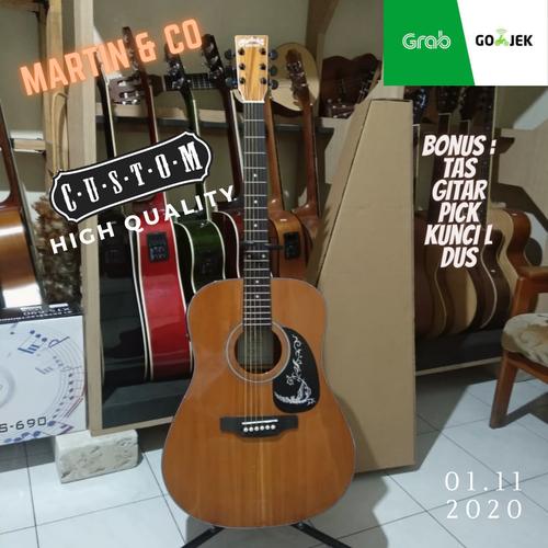 Foto Produk Gitar Akustik Martin&co CMF with tuner limited dari Travertine music