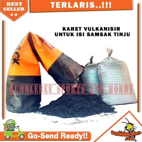 Foto Produk Bahan Isian Samsak Karet Vulkanisir Isi Samsak Tinju Serbuk Karet dari Laserba Store