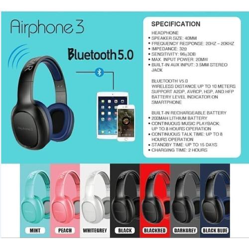 Jual Headphone SonicGear AirPhone 3 