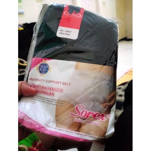Foto Produk Sorex penyangga perut ibu hamil/maternity belt/korset ibu hamil - Hitam dari warunghani