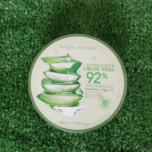 Foto Produk Garansi Original Nature Republic Aloe Vera 92% Pelembab Kulit Wajah - Ada Noda label dari RAY GROSIR ORIGINAL