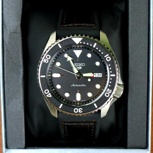 Jual Seiko 5 Sports SRPD55K2/SRPD55 Automatic Black Dial Polyurethane Strap  - Kota Surabaya - Watching Olshop | Tokopedia
