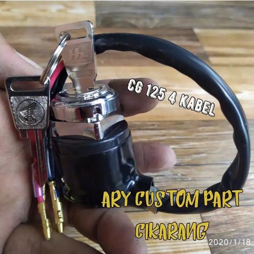 Foto Produk Kunci kontak cb 100 CG 125 gl 100 gl 125 gl pro Megapro Tiger 4 kabel dari INDO GROSIR SHOPS