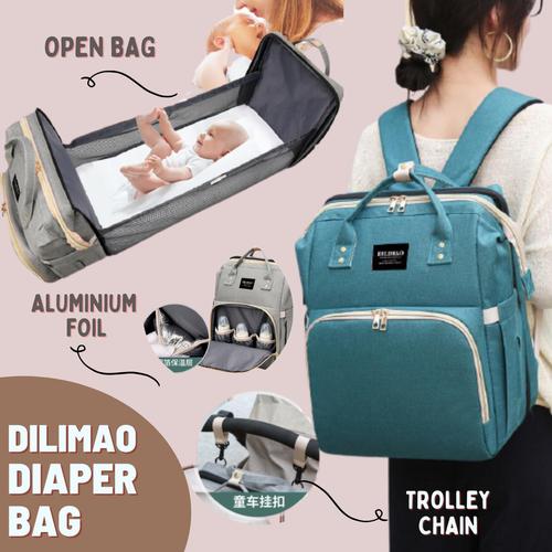 Foto Produk Multifunctional Baby Diaper Bag-Travel Bed - DILMAO PEACH dari cabokimurah
