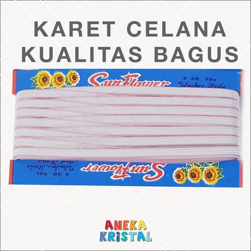 Gambar Karet Celana / Kolor Sunflower 1 papan 36 yard dari Aneka Kristal Jakarta Utara Tokopedia