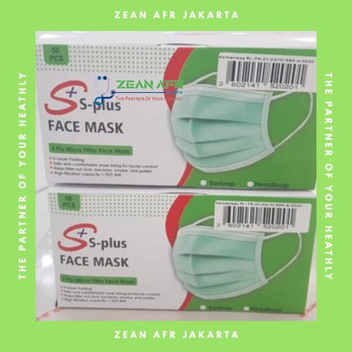 Jual S Plus Masker Medis Earloop Karet Masker Hijab Headloop Jilbab 3 ...