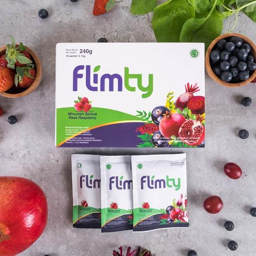 Foto Produk Flimty Fiber Detox | Rasa Blackcurrant/Raspberry 4 Box - Blackcurrant dari Klik Flimty