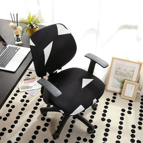 Foto Produk COVER KURSI KANTOR Sarung kursi stretch cover Kursi OFFICECHAIRelastis - Blacktriangle dari laris_88 computer