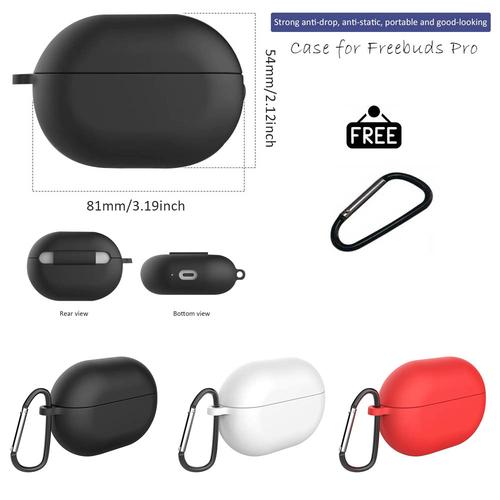 Jual Silicone Case Cover for Huawei Freebuds Pro with Keychain - Kota  Bandung - HPGadget Bandung | Tokopedia