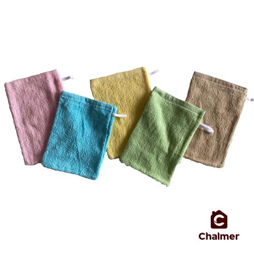 Foto Produk Washlap Handuk Chalmer Waslap Bayi Wash Cloth 13 x 17 cm - Random dari Chalmer