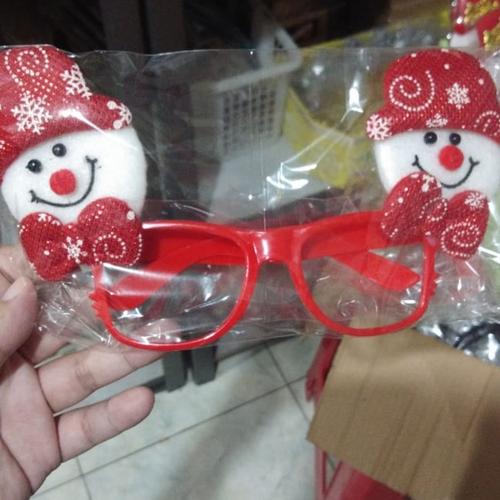 Gambar Kacamata Natal Snowman Lucu dari PestaSeru Jakarta Utara Tokopedia