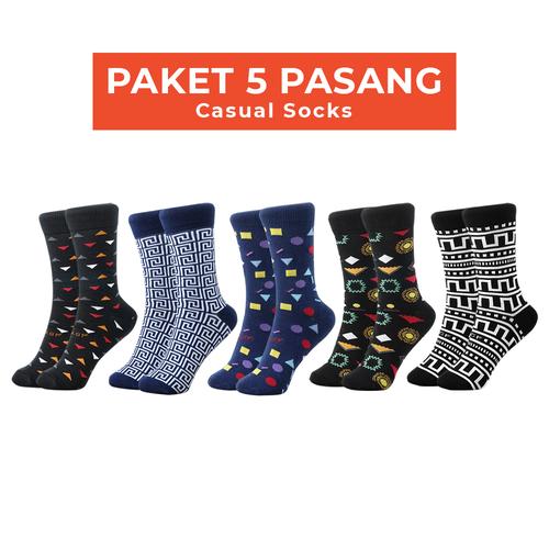 Foto Produk Paket 5 - Casual Kaos Kaki AGF dari A Good Foot