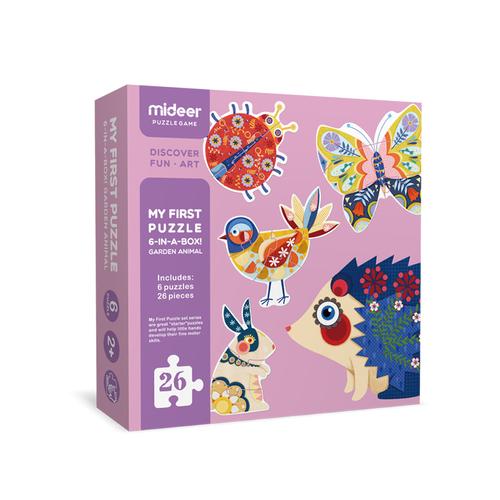 Foto Produk Mideer Puzzle my first puzzle garden animal dari mainan anak | cuddlez