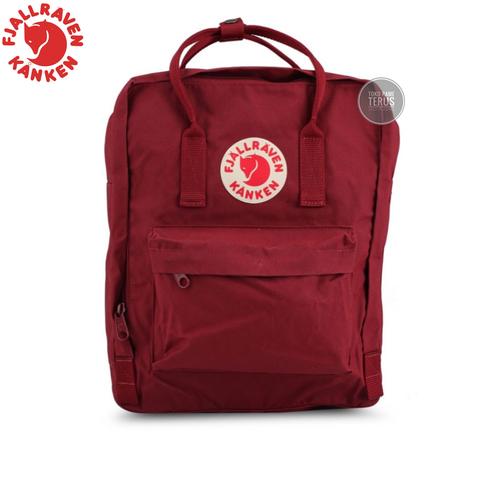 kanken backpack maroon