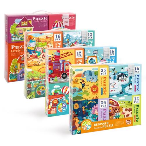 Foto Produk Mideer Puzzle 4 in 1 puzzle seasons dari mainan anak | cuddlez