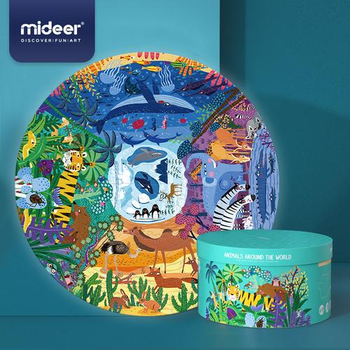 Foto Produk Mideer Puzzle animals around the world dari mainan anak | cuddlez