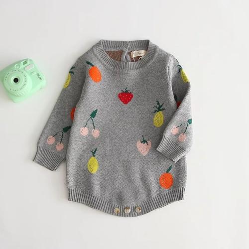 Jual Long Sleeve Grey Romper - Jakarta 