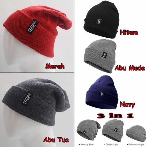 Jual Kupluk TRUE Beanie Topi Kupluk 