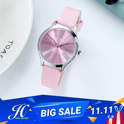 Foto Produk Jims Honey - Jam Tangan Wanita Kode 8125 Jam Tangan Fashion Import New - Merah Muda dari JIMS HONEY OFFICIAL