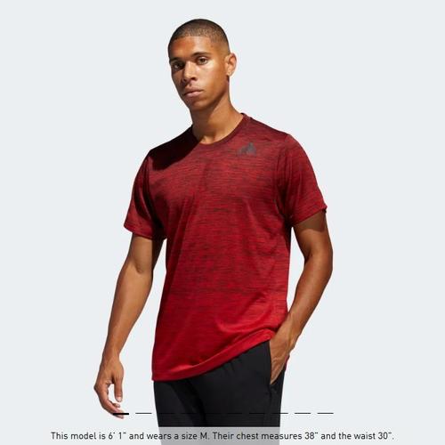 adidas Men's Tech Gradient Tee Shirt - vivid red HE6804 | BIKE24