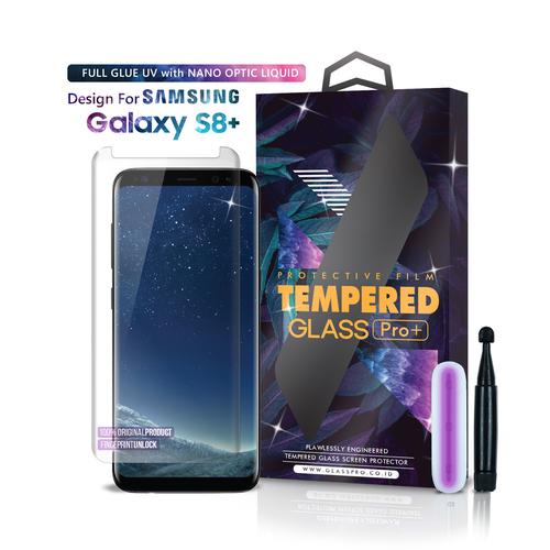 Foto Produk Tempered Glass Samsung Galaxy S8 Plus Full Cover Clear Friendly Case dari Glass Pro Indonesia