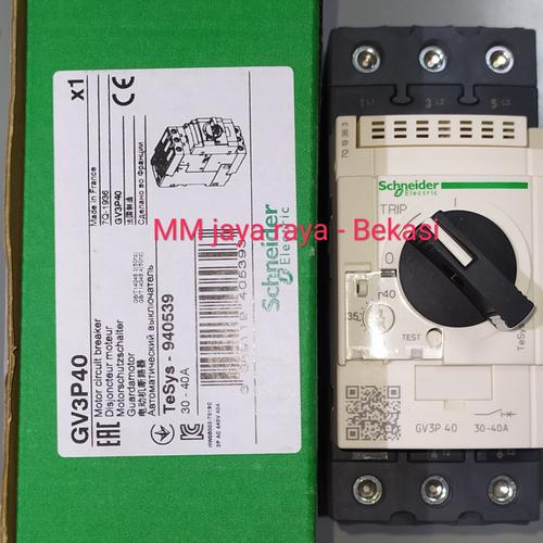 Jual Schneider Motor Circuit Breaker GV3P40 3040a Kab. Bekasi