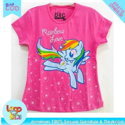 Foto Produk Baju / Kaos Anak Murah Lengan Pendek Logokids Pony Rainbow 1-10 Tahun - 1 tahun dari logokids