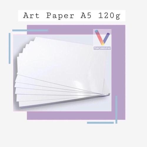 Jual Kertas Art Paper 120 gsm A5 ( 50 Lembar ) Kota Tangerang