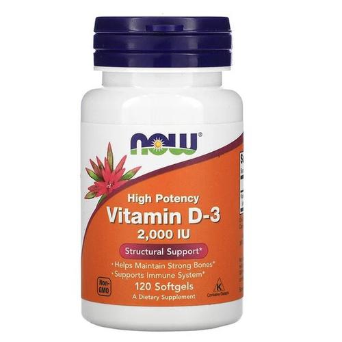 Foto Produk Now Foods D-3 - Vitamin D3 Food untuk Tulang Kuat 1000 2000 10000 IU - IU2000 120gels dari Made Good Market