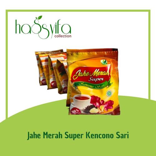 Foto Produk JAHE MERAH SUPER KENCONO SARI ISI 12 SACHET ( RENCENGAN ) dari Hassyifa collection