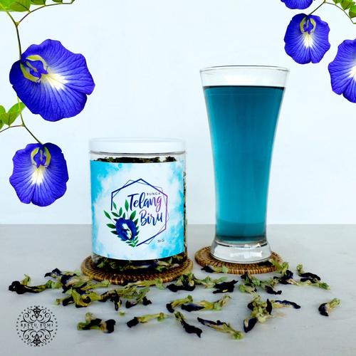 Foto Produk Bunga Telang Biru Kering 30 Gram dari RESTU BUMI PERTIWI