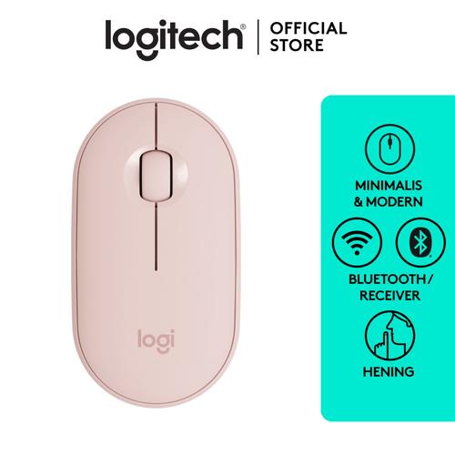 Foto Produk Logitech Pebble Wireless Bluetooth Mouse M350 - Rose dari Logitech Official Store