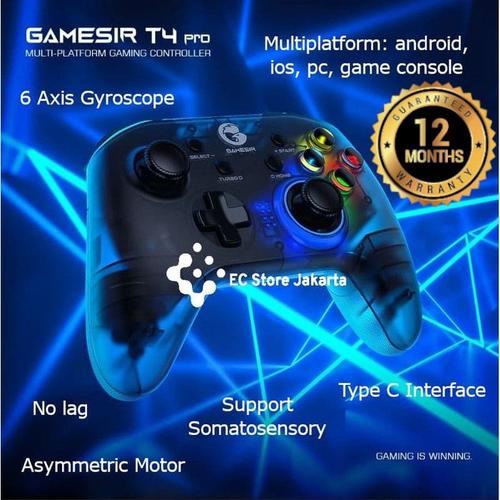 Foto Produk Gamesir T4 Pro Gamepad Game Controller Joystick Smartphone Holder - Garansi 3 Bulan dari EC Store Jakarta