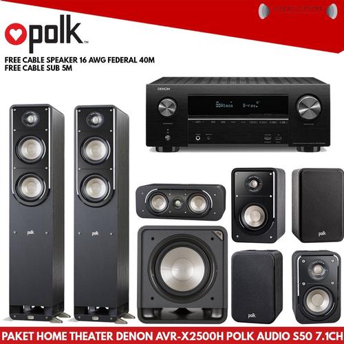 Paket Home Theater Polk Audio S50 7.1ch 