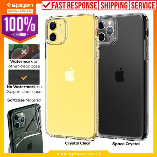 Foto Produk Case iPhone 11 Pro Max / 11 Pro / 11 Spigen Liquid Crystal Casing - Crystal Clear, 11 Pro dari Spigen Official