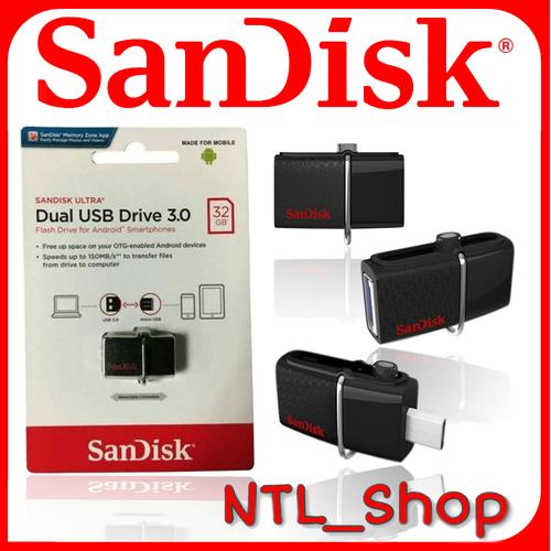 Foto Produk SANDISK FD OTG 32GB USB 3.0 DD2 DUAL DRIVE USB dari Ntl_shop