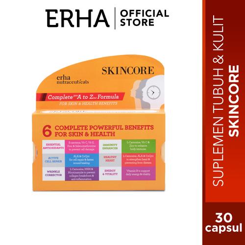 Foto Produk erha Skincore 30caps - Suplemen Anti Aging dari Erha Official Store