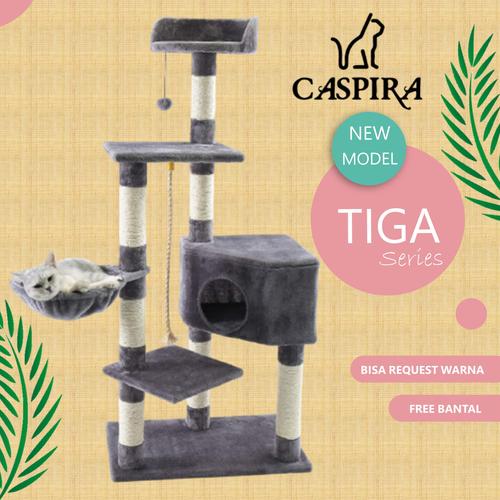 Gambar CASPIRA Cat Play / Cat Tree / Cat Condo / Mainan Kitten Anggora TIGA - Kain Standar dari Caspira Kab. Semarang Tokopedia