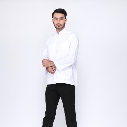 Foto Produk baju koko eksklusif RIZIQ putih semi jas - S dari RIZIQmoslemwear