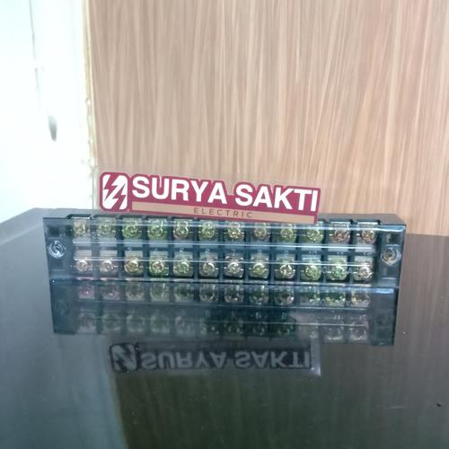 Foto Produk Terminal Blok Kaca 12 pole 25A TB Series Terminal Block TB 2512 dari Surya Sakti Electrical