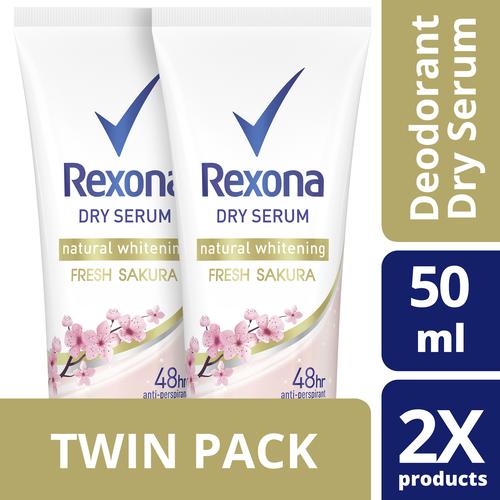 Foto Produk Rexona Deodorant Dry Serum Fresh Sakura 50Ml isi 2 dari Unilever Official Store