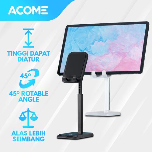 Gambar Acome Liftable Phone Holder Stand HP Tablet AH02 Garansi Resmi 1 Tahun - Black dari Acome Indonesia Jakarta Utara Tokopedia