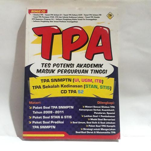 Jual Buku Psikotes Tpa Tes Potensi Akademik Masuk Perguruan Tinggi Kab Kuningan Mediamatapena Tokopedia