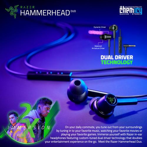 Jual Razer Hammerhead Duo In Ear IEM 