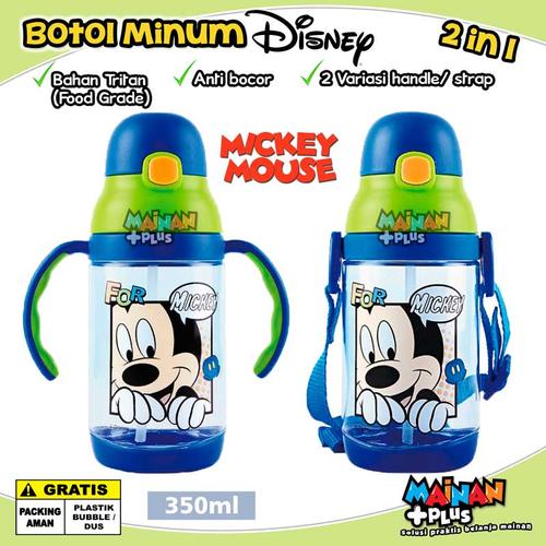 Foto Produk BOTOL MINUM ANAK DISNEY MICKEY CARS POOH TRITAN FOOD GRADE BPA FREE - Mickey dari MainanPlus