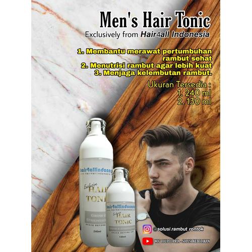 B067C TONIC 240 ML RAMBUT LEMBUT TUMBUH SEHAT ANTI RONTOK WIG TOUPEE di  Master Ramah Tokopedia
