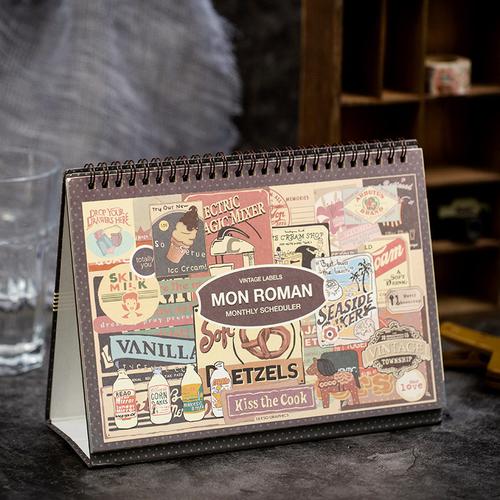 Gambar Mon Roman Monthly Scheduler - Kalender 2021 - Kalender Meja dari Pinkabulous Kota Tangerang Selatan Tokopedia